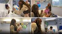 Johnny Depp visits children’s hospital dressed as Captain Jack Sparrow in ‘magical moment’