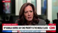 Kamala Harris offers vague 'Day 1' Oval Office plan in CNN interview: 'A number of things'