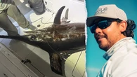 Captain hauls in nearly 500-pound sea giant after grueling battle, feeds most of town