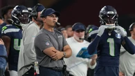 Seahawks' interception turns into fumble after defender runs into own teammate
