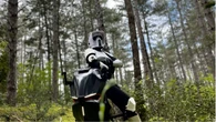 Flying motorcycle zooms at 124 mph without touching the ground