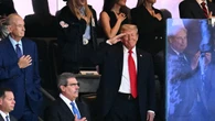 Trump receives warm welcome from Yankees fans, 'USA' chants break out at stadium