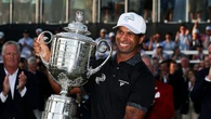 Aaron Rai emerges from the pack to win PGA Championship with the final round of his life at Aronimink