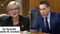 Sen Hawley calls on Energy Secretary Granholm to resign in heated exchange over stock trades