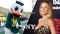 Sydney Sweeney responds to Oregon mascot's flirty ‘College GameDay’ sign