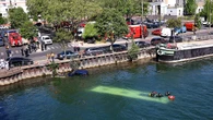 Bus plunges into river after trainee driver crash, massive rescue response: reports