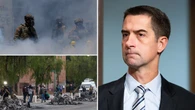 Tom Cotton pushes new crackdown on pro-immigration rioters in Los Angeles, citing ICE assaults