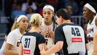 Dream's Angel Reese thrown down in heated moment with Tempo's Isabelle Harrison