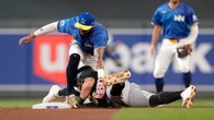 Twins' Carlos Correa leaves game with ankle injury after scary collision