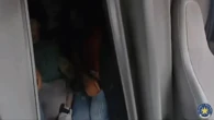 Chaotic border chase ends with illegal immigrants found crammed in semitruck sleeping area