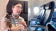 Flight attendant goes viral on TikTok for attempting to ease common flying fear