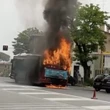 Bus in fiamme su via Portuense: passeggeri in salvo