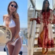 Elisabetta Gregoraci, cappello personalizzato e maxi abito di lusso: i look estivi della showgirl