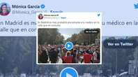 Mónica García, viral al dar la vuelta a una conocida frase de Ayuso para mostrar el estado de la sanidad en Madrid