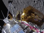 Private lander touches down on moon but sending weak signal
