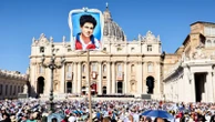London-born teenager becomes a saint in open-air ceremony - here's how
