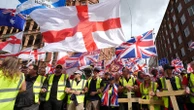 Nine arrested amid 'significant aggression' - as 110,000 people join 'Unite the Kingdom' march