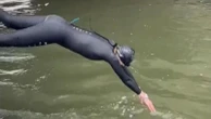 France's sports minister swims in River Seine despite pollution concerns ahead of Olympics