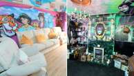 Disney superfan's home up for sale - with huge murals and a sweet kingdom bedroom