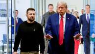 Trump meets Zelenskyy after complaining Ukrainian leader 'refuses' to do deal to end war