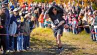 Mud, beer and cash: Annual wife-carrying championship takes Maine by storm