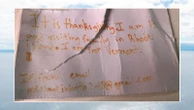 Message in a bottle from 2018 found by teen after travelling 2,000 miles