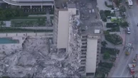 Daylight shots of partially collapsed building