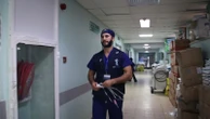 Ex-NHS doctor stuck in Gaza says family are 'terrified' but he 'has to keep going'