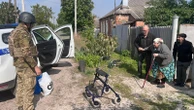 'Don't stay here, it's dangerous': Sudden boom heard as elderly Ukrainians flee fiercest fighting they've seen