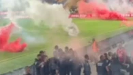 Tel Aviv football derby cancelled as 'violent riots' see nine arrested