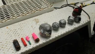 Man tries to detonate 14 explosive devices while being arrested by police