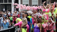 Hundreds of thousands of people take part in Amsterdam's Pride Canal Parade