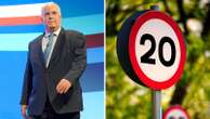 Welsh Tory leader broke parliamentary rules over post on 20mph speed limit