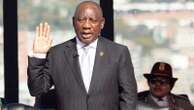 Cyril Ramaphosa sworn in as South African president - despite his party losing majority