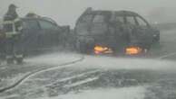 '100-car pile-up' causes chaos on snowy US highway