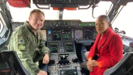 The thrilling and surreal experience of being inside a plane taking part in the VE Day flypast