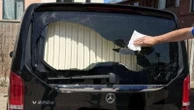 Vandals target Luke Littler's van during match