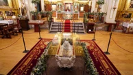 Display of saint's remains draws huge crowds - but bishop says it 'encourages morbid curiosity'