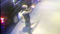 CCTV shows masked man pull gun on healthcare boss moments before fatal NY shooting