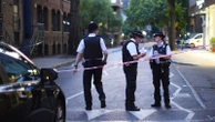 Man arrested on suspicion of murder after stabbing at business