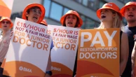 Conservatives would ban doctor strikes, Badenoch says