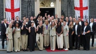 Lionesses celebrate Euros triumph at No 10 reception amid calls for manager to get damehood