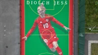 Football star mural unveiled in 'European first'