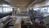 Pictures reveal inside of sunken superyacht after it was resurfaced for full examination