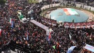Chants of 'death to America' at funeral for Iranian military commanders and scientists