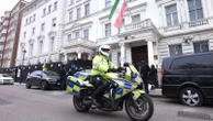 Seven charged after protest outside Iranian embassy in London