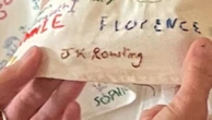 Artwork referencing JK Rowling taken down after being 'tampered with'