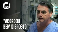 Saúde de Bolsonaro: Flávio diz que presidente "acordou bem disposto" em hospital