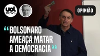 "Bolsonaro está ameaçando matar a democracia no Brasil", avalia Kennedy Alencar