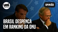 Investimento no Brasil retrocede 20 anos, e país despenca em ranking global